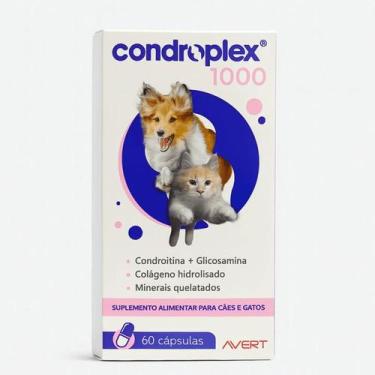 Imagem de Condroplex 1000  Suplemento Articular para Cães e Gatos  60 Cápsulas -