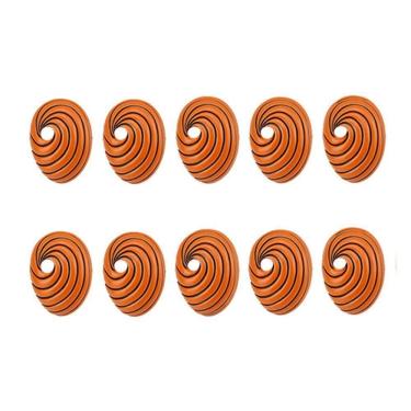 Imagem de Kit 10 Máscara Anime Naruto Cosplay laranja