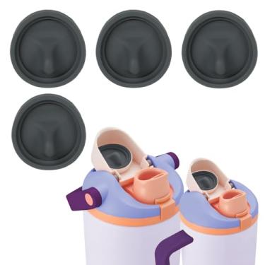 Imagem de 4 peças de rolha de substituição compatíveis com garrafas e copos FreeSip Sway Owala 850 g e 1,134 g, tampa de silicone para garrafa de água, tampa superior acessórios de peças de substituição para