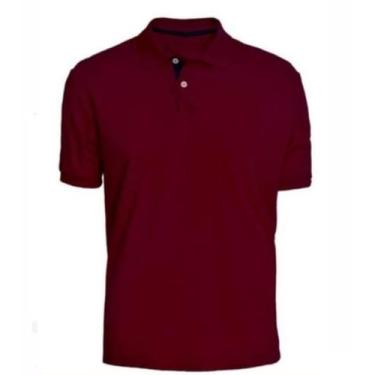 Imagem de Kit Fardamento 5 Camisas Masculina Gola Polo Piquet Poliéster - Genéri