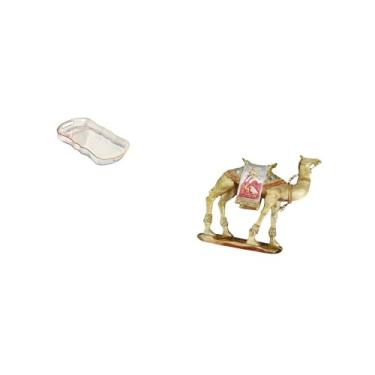 Imagem de Fenteer Bandeja Elegante de Resina para Comida E Penteadeira em Formato de para Banheiro, Armazenamento de Frutas E Enfeite de Prateleira Decorativo Pa