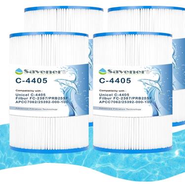 Imagem de Savener Cartucho de filtro de spa C-4405, compatível com FC-2387, PRB25SF, APCC7062, CMP 25392-000-100, Rainbow DSF 50, 817-5010, PRB25SF, Marquis 20342, PRB25SF-PAIR, 50010, PRB25SF, Marquis 20342