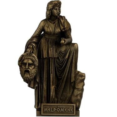 Imagem de Estátua Melpômene - Musa Grega da Tragédia (Cor Ouro Velho)