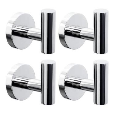 Imagem de Ganchos para toalhas de banho Homagic Chrome Finish em aço inoxidável,