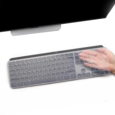 Imagem de i-Tensodo Capa de teclado para teclas Logitech MX, acessórios para teclado Logitech MX Teclas Protetor transparente