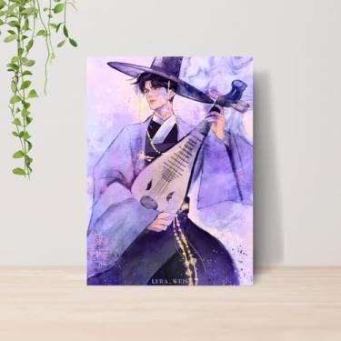 Imagem de Genérico, Quadro Guerreiras do Kpop Saja Boys A4 | Placa MDF 008