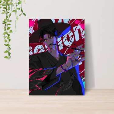 Imagem de Genérico, Quadro Guerreiras do Kpop Saja Boys A4 | Placa MDF 002