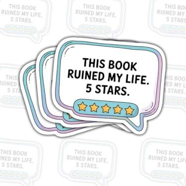 Imagem de Adesivo de bibliotecário de pilha de livros, decalque de vinil fofo para professores, estudantes, adolescentes, adultos, laptop, Kindle, garrafa de água, scrapbook, carro, leitor de livros, fãs de