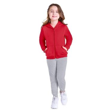 Imagem de Jaqueta infantil menina em moletom Brandili-Feminino
