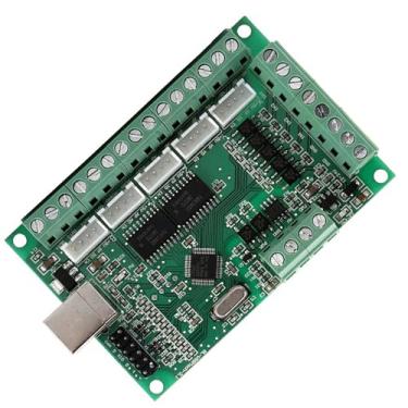 Imagem de Interface USB Placa CNC Motion Control Card Gravura Máquina Forte Não Interferência Suporte Win XP WIN7 WIN8 WIN10 Laptops de 64 Bits Comprimidos 12-24V Função Não Reversa [Cena