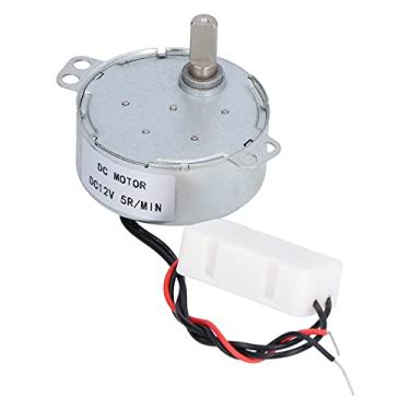 Imagem de Motor Elétrico de Alta Torção 5rpm, Eixo Plano 4W CCW/CW, Peças de Transmissão de Metal e Plástico DC12V para Aquecedores, Ventiladores Elétricos, Massagers Adequados para