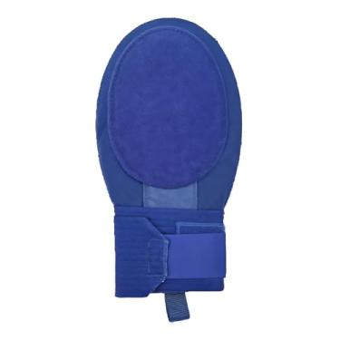 Imagem de Luva deslizante universal azul para adultos, protetor de mão de beisebol e softball, luva ajustável e respirável para mão esquerda ou direita