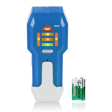 Imagem de Scanner de parede Stud Finder – Detector de madeira e metal com detecção profunda de 0,9 cm, alerta sonoro, para parafusos de madeira, tubos, fios em paredes
