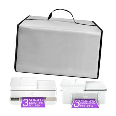 Imagem de Capa de impressora de tablet para impressora móvel HP Envy 6555e/DeskJet 4255e/Plus 651/G3270/MFC-J4335DW Impressora jato de tinta colorida sem fio, scanner, copiadora (prata)