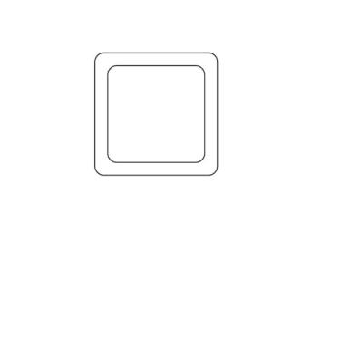 Imagem de Painel LED Play ABS Embutir Quadrado 24W Bivolt 3.000K - Branco