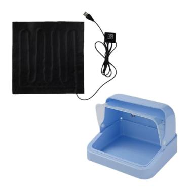 Imagem de ＡＷＨＡＯ Criadeira para Pintinhos, Incubadora para Pássaros, Acessórios para Pintinhos E Papagaios, Azul