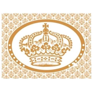 Imagem de Tnt Estampado Coroa Dourada - Painel