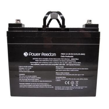 Imagem de Kit 2 Baterias Vrla EV 12v 35ah Cad Motorizada - Power Freedom