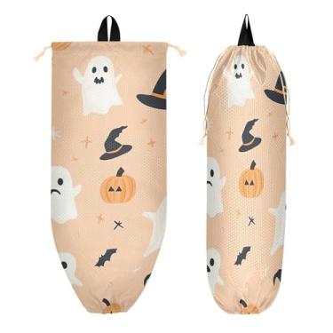 Imagem de xigua Suporte de saco plástico para chapéus de fantasmas e bruxas, suporte de parede com cordão, 1 pacote, organizador de sacolas de compras reutilizáveis, decoração para bolsas, meias, roupas íntimas