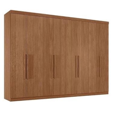 Imagem de Guarda Roupa Casal com 6 Portas e 4 Gavetas Imaginare Jatobá - Santos Andirá