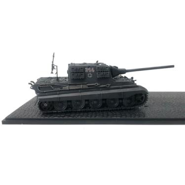 Imagem de NATEFEMIN 1:72 Scale Grey Alloy WWII German Jagdtiger Hunting Tiger Heavy Tank Model Simulation Tank Model for Collection