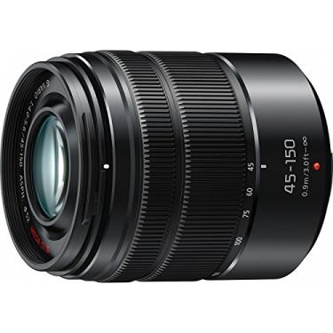Imagem de Panasonic Lente de câmera sem espelho LUMIX G VARIO 45-150 mm F4.0-5.6 ASPH com estabilizador ótico, montagem micro quatro terços, H-FS45150AK (EUA preto)