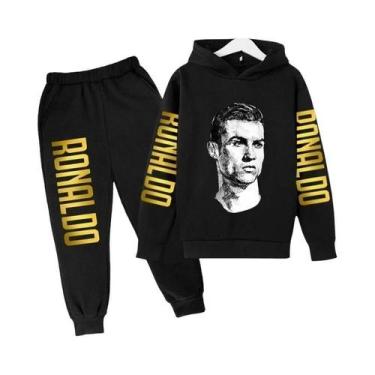Imagem de Conjunto De Agasalho Infantil Com Estampa Do Ronaldo, Moletom E Calças