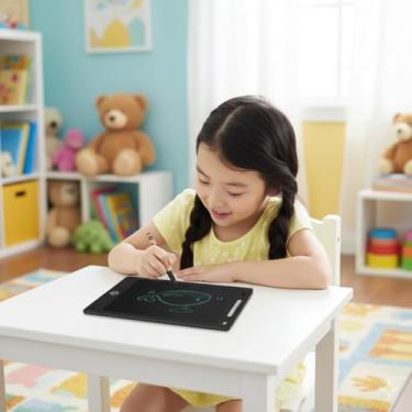 Imagem de Tablet Infantil Lousa Mágica LCD 8,5” Digital Para Desenho Colorido