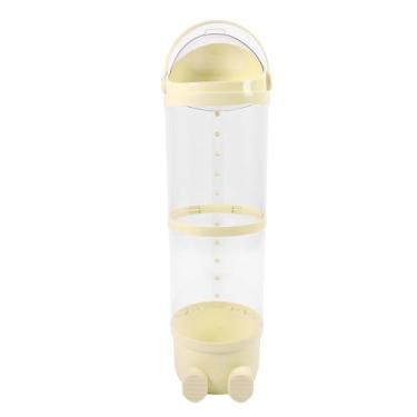 Imagem de SUNGOOYUE Armazenamento de Animais de Pelúcia, Organizador Plástico Transparente da Cubeta do Armazenamento do Brinquedo Luxuoso para a Sala de Estar Quarto Sala de Jogos (Amarela)