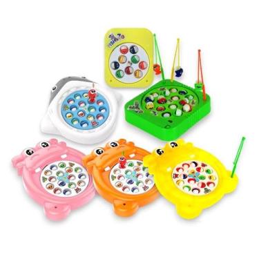 Imagem de Brinquedo Pesca Peixe Jogo Pega Peixe Pescaria Infantil - Lirena Baby,