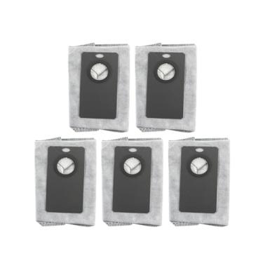 Imagem de Peças de reposição compatíveis com a máquina de varrer piso Uwant U300/U300 Max, inclui pano de rolo, saco de pó e escova lateral, peças sobressalentes de aspirador de pó(02)