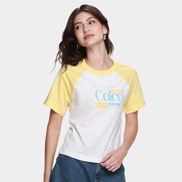Imagem de Camiseta Jeans Colcci Casual Feminina-Feminino
