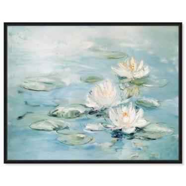 Imagem de Art Remedy Petal Pools II Canvas Classic Landscapes, moldura preta, 61 cm x 50 cm