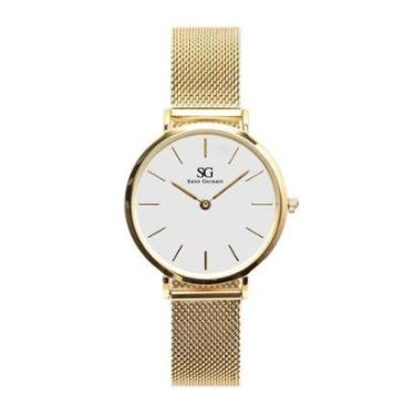 Imagem de Relógio Saint Germain Brand Chelsea Gold 32Mm Feminino-Feminino