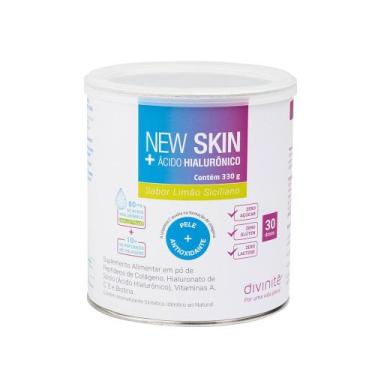 Imagem de New Skin Ha + Lata Peptan 330g Divinitè, Limão Siciliano