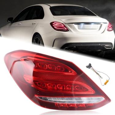 Imagem de KAMDKI Luz traseira de LED do lado esquerdo do motorista adequada para Mercedes Benz C300 C400 C63 AMG 2015 2016 2017 2018 LH 2059062002 MB2800145