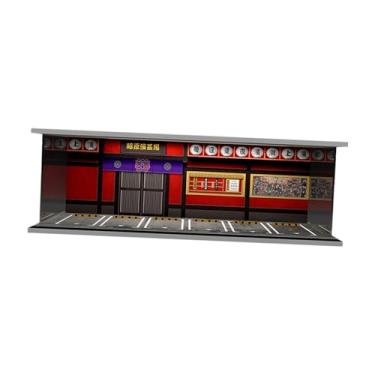 Imagem de menolana Vitrine de garagem em escala 1:64, caixa de armazenamento para exibição de carros de metal fundido, garagem para bonecas, figuras de ação e miniaturas, Local de Apresentações