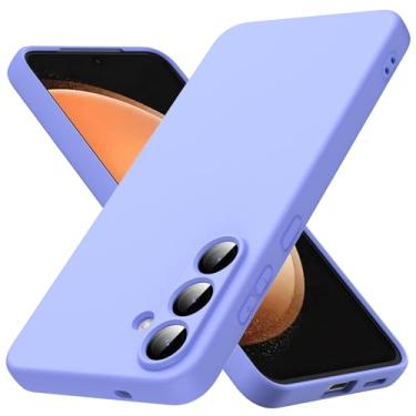 Imagem de Capa de telefone adequada para Samsung Galaxy S25 FE 5G [capa de silicone líquido] [interior de microfibra] capa à prova de choque líquido de gel de silicone de borracha para Samsung Galaxy S25 FE 5G