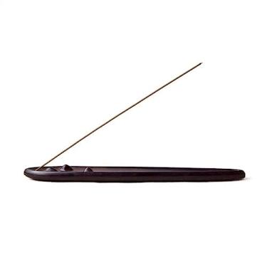 Imagem de Inserir incenso clássico de ébano de alta qualidade, design minimalista, suporte de incenso feito à mão, decorações de mesa