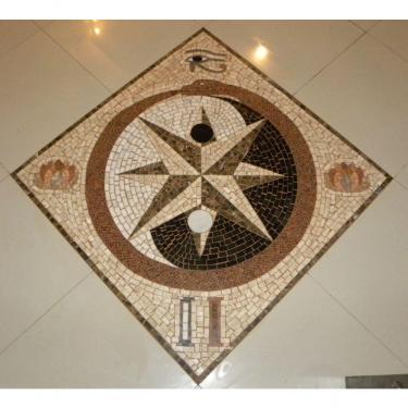 Imagem de Piso Maçom Em Mosaico I Tamanho 90cm