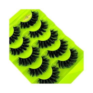 Imagem de Cílios Postiços 3D Efeito Olho De Gato Curvatura D, Macios E Naturais,