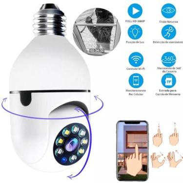 Imagem de Câmera Inteligente Com Iluminação Com App Para Smartphone - Lippin