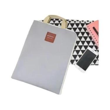 Imagem de Pasta Portátil De Tecido A4 Para Documentos E Armazenamento De Materia