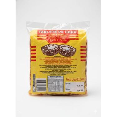 Imagem de Bala de Coco Dalva em Tabletes Artesanal Pacote 500g, 1 unidade