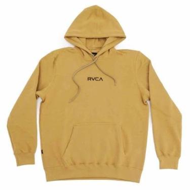 Imagem de Moletom RVCA Canguru Tonally - Amarelo Mostarda-Masculino