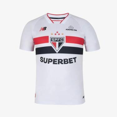 Imagem de Camisa São Paulo New Balance 2026 Uniforme 1 Torcedor - Masculino Tama