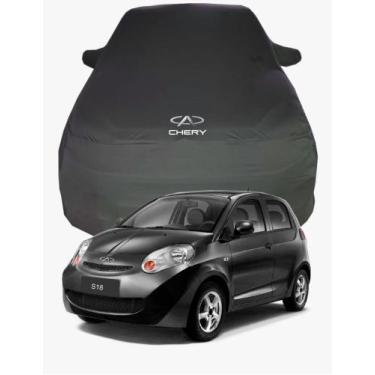 Imagem de Capa de Carro Chery S-18 Tecido  Lycra Premium - Cadilhe Capas, Preto