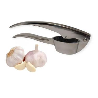Imagem de Espremedor De Alho Maciço Inox Supreme Forte O Melhor Inox - GP Inox