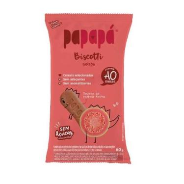 Imagem de Biscoito Infantil Biscotti Goiaba - Papapá - 60g