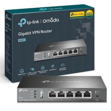 Imagem de Roteador TPLink TLER605 V2 VPN Gigabit Multi WAN Load Balance Omada VP